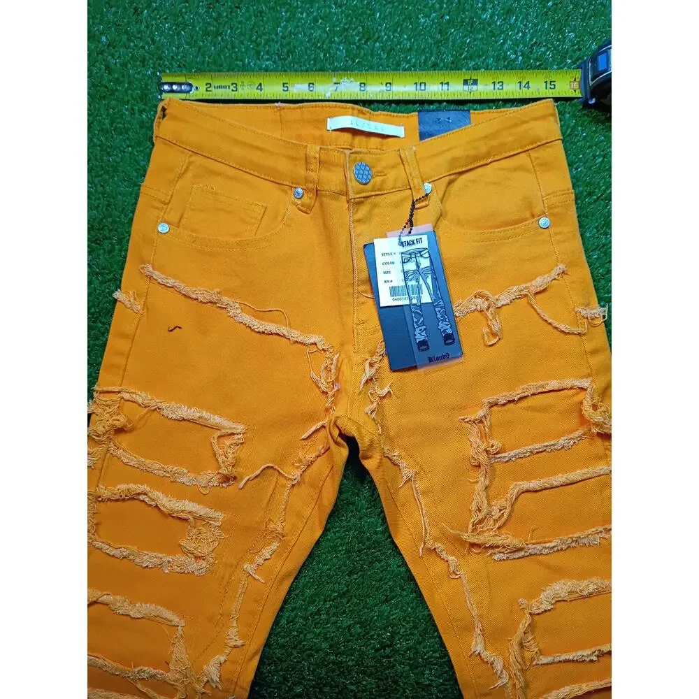 Kloud9 New York Orange Stack Fit Jeans - Size 32x38 NWT - Picture 2 of 8